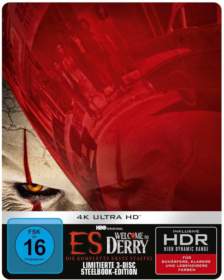 ES: Welcome to Derry - Staffel 1 Limited Edition, Steelbook, 3 4K Ultra HDs
