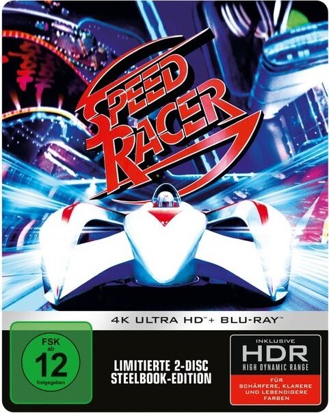 Speed Racer (2008) Limited Edition, Steelbook, 4K Ultra HD + Blu-ray