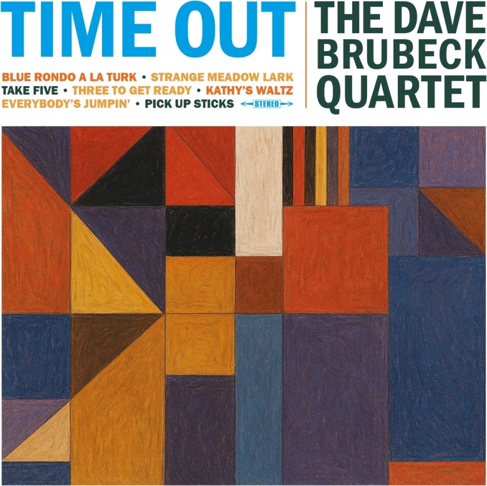 Dave Brubeck Quartet - Time Out 2026 Reissue, Vinyl Passion, Limited Edition, Aqua Colored Vinyl, LP