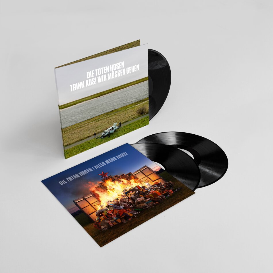 Die Toten Hosen - "Trink aus, wir müssen gehen!" + Bonusalbum "Alles muss raus!" 140 Gramm, Gatefold, Standard Edition, 3 LPs