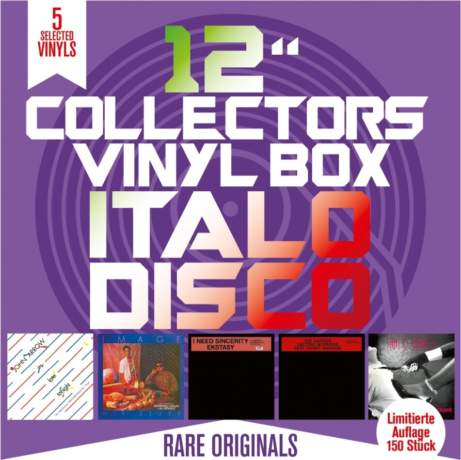 Ekstasy & GARY RICHARD - 12" Collector s Vinyl Box: Italo Disco 12" Maxi + 4 LPs