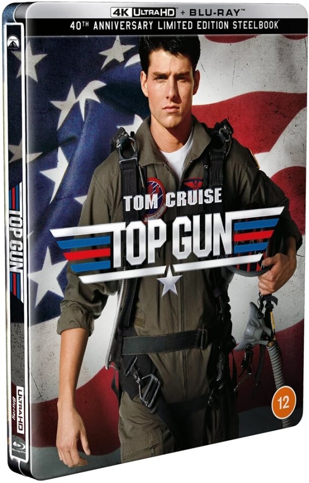 Top Gun (1986) 40th Anniversary Edition, Limited Edition, Steelbook, 4K Ultra HD + Blu-ray