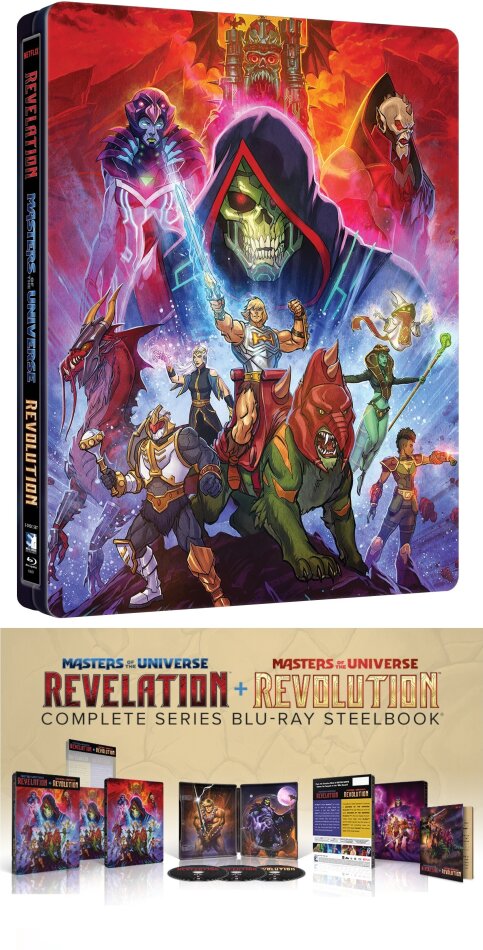 Masters of the Universe: Revelation & Revolution - The Complete Series Steelbook, 3 Blu-rays