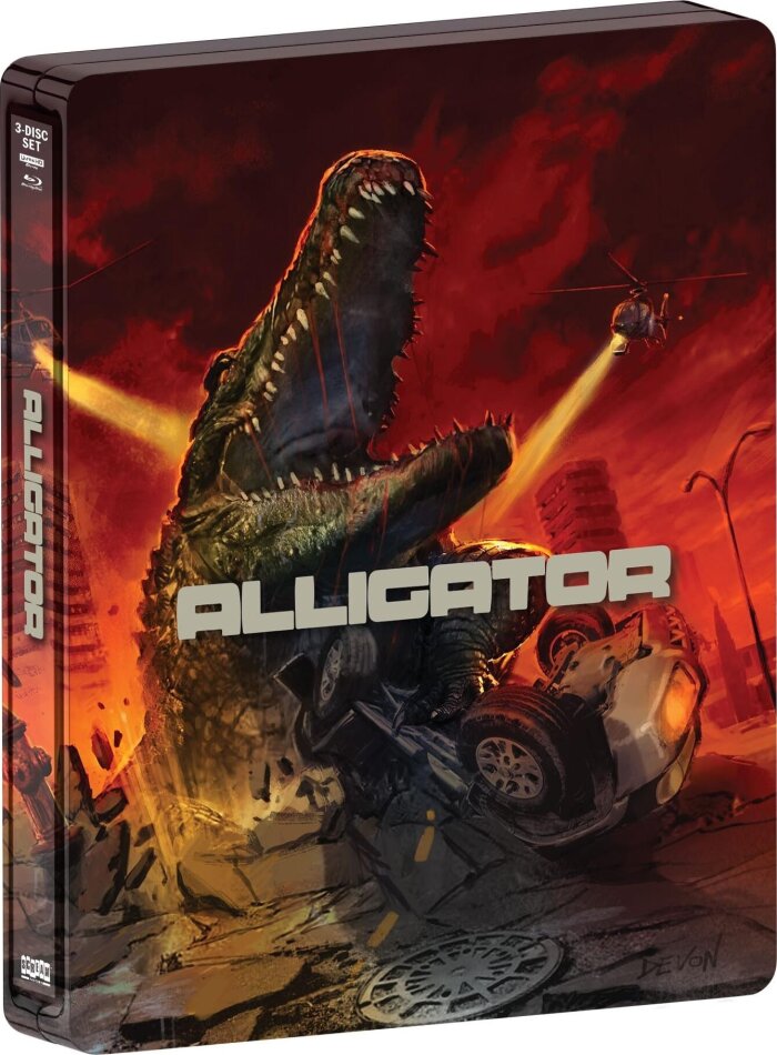 Alligator (1980) Limited Edition, Steelbook, 4K Ultra HD + 2 Blu-rays