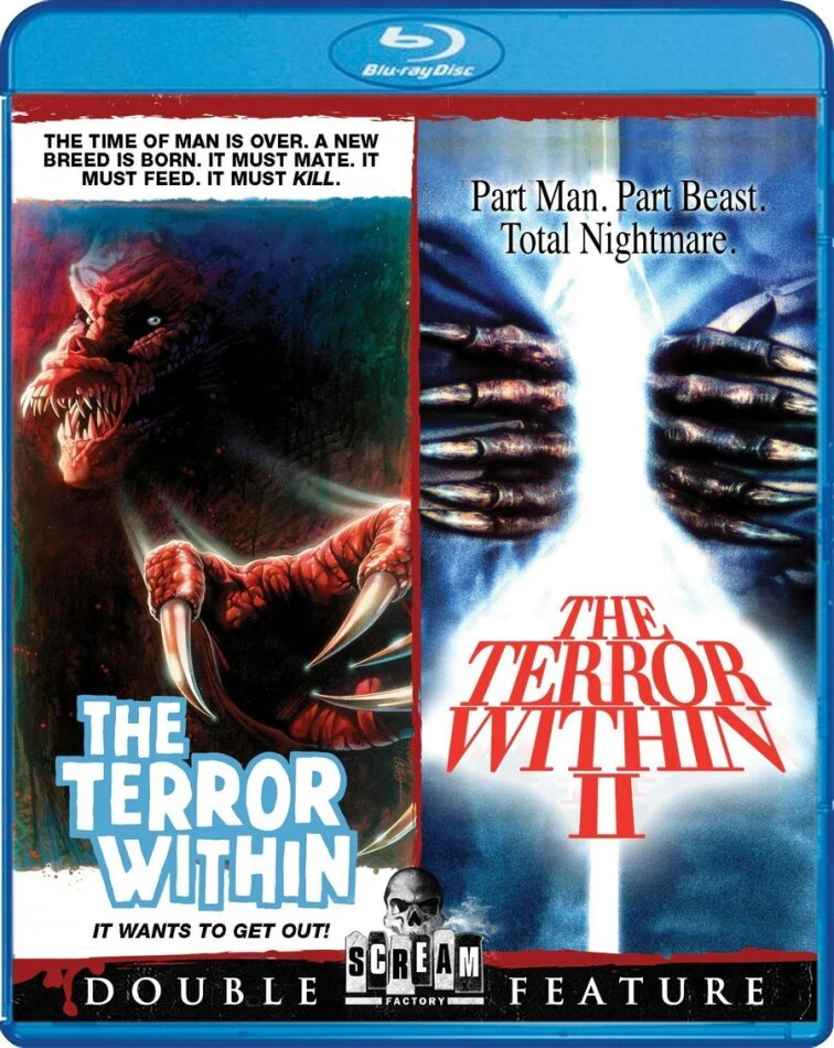The Terror Within (1989) / The Terror Within 2 (1990) Double Feature, 2 Blu-rays