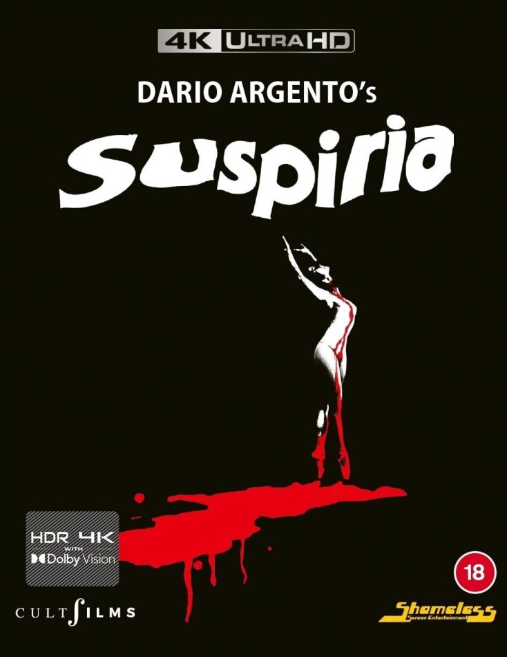 Suspiria (1977) Collector's Edition, 4K Ultra HD + Blu-ray
