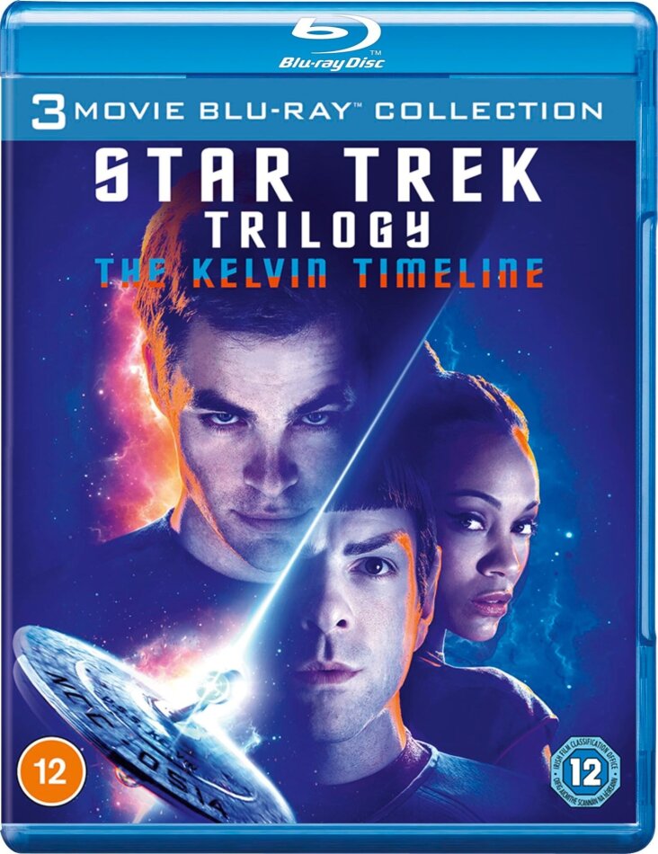 Star Trek Trilogy - Star Trek 11 / Star Trek 12 - Into Darkness / Star Trek 13 - Beyond 3 Blu-rays