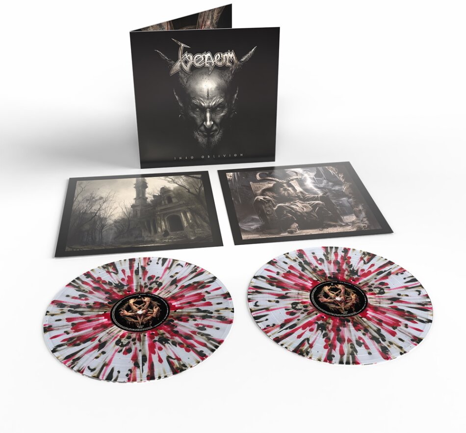 Venom - Into Oblivion Specialist Edition, Clear, Black & Red Splatter Vinyl, 2 LP