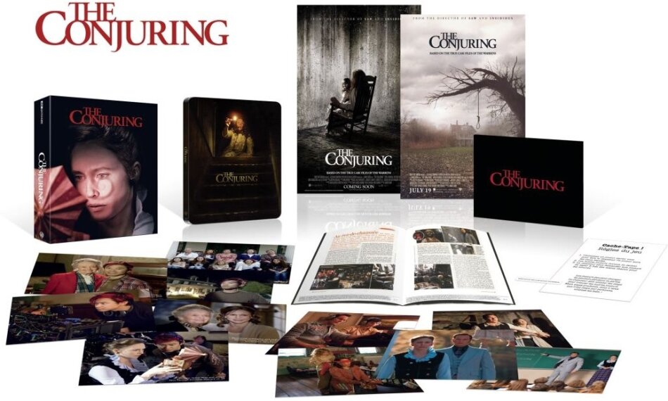 The Conjuring (2013) + Goodies, Édition Collector Limitée, Steelbook, 4K Ultra HD + Blu-ray