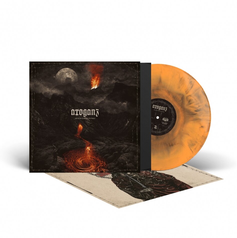 Arroganz - Death Doom Punks Limited Edition, Orange Black Vinyl, LP