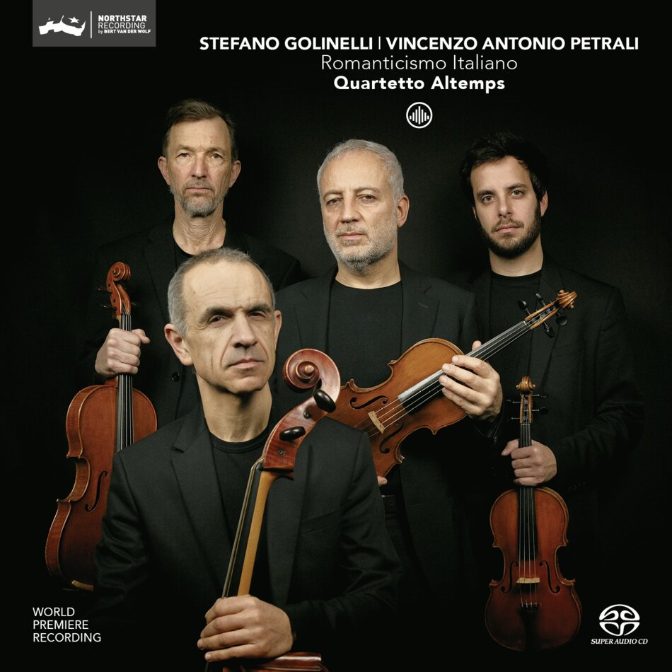 Quartetto Altemps, Stefano Golinelli (1818-1891) & Vincenzo Antonio Petrali (1830-1889) - Romanticismo Italiano Hybrid SACD