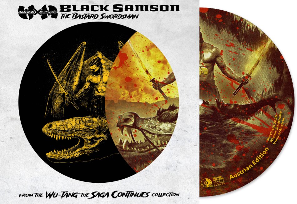 Wu-Tang Clan & Mathematics - Black Samson - The Bastard Swordsman (From The Wu-Tang The Saga Continues Collection) Austrian Edition, Picture Disc, LP
