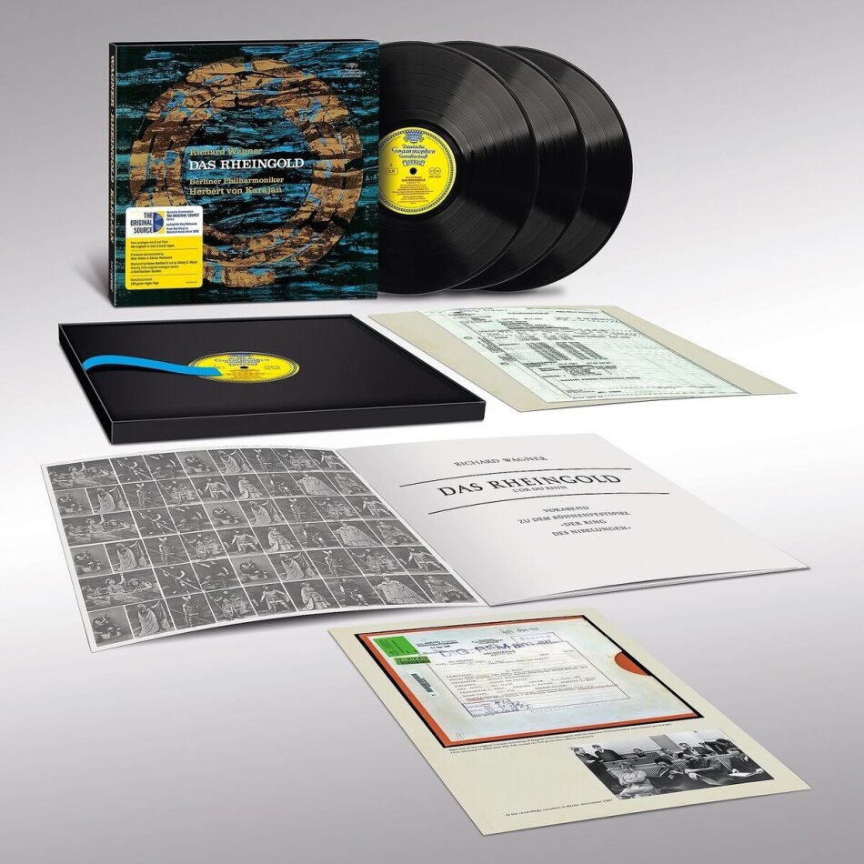Richard Wagner (1813-1883), Herbert von Karajan & Berliner Philharmoniker - Das Rheingold 3 LPs