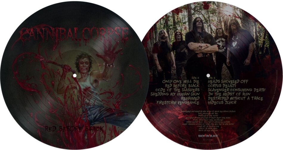 Cannibal Corpse - Red Before Black 2026 Reissue, Picture Disc, LP