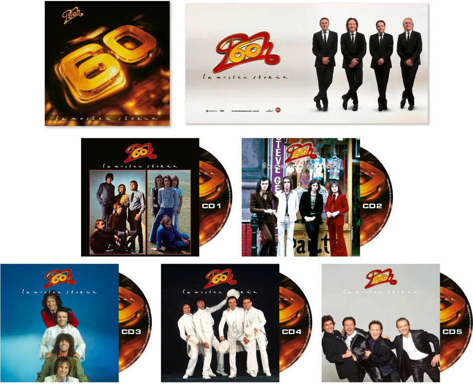 Pooh - Pooh 60. La Nostra Storia 5 CDs