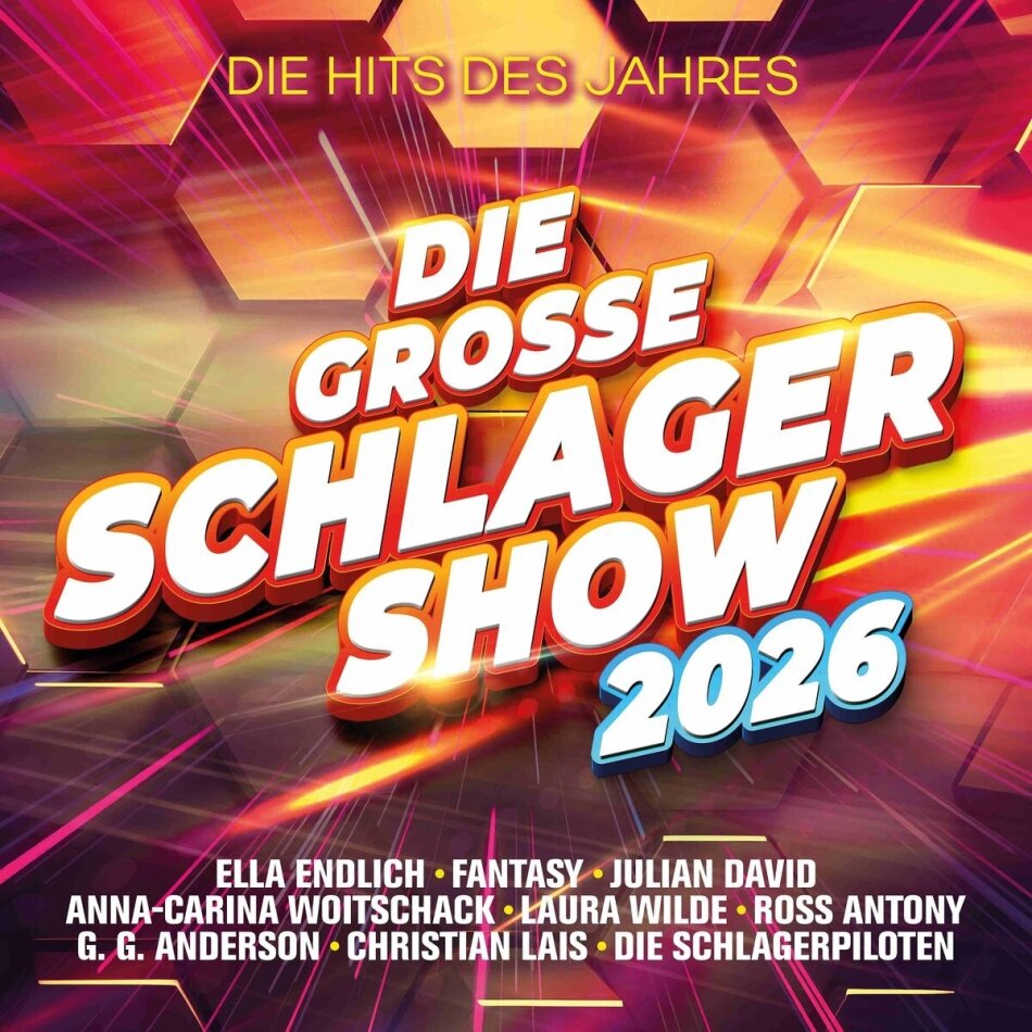 Die große Schlager-Show 2026 - Alle Hits des Jahre 2 CDs