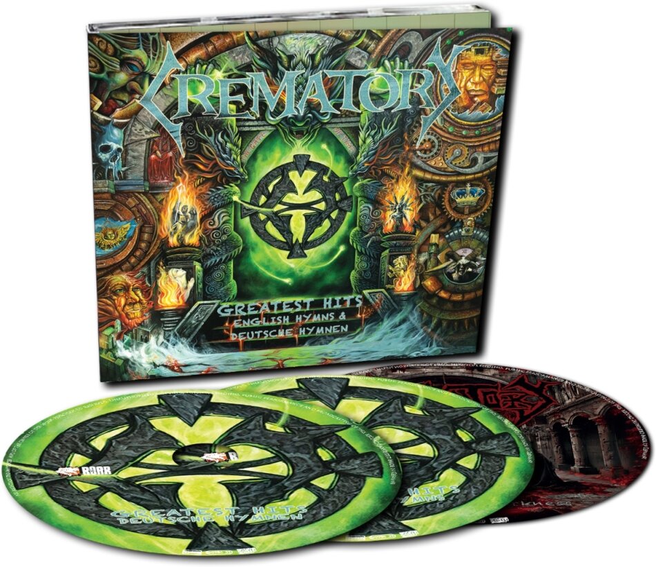 Crematory - Greatest Hits (Dual-Language English Hymns & Deutsche Hymnen) Digipack, 3 CDs