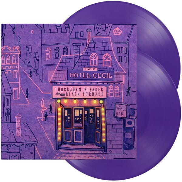 Thorbjorn Risager & The Black Tornado - Live At Hotel Cecil Purple Vinyl, 2 LPs