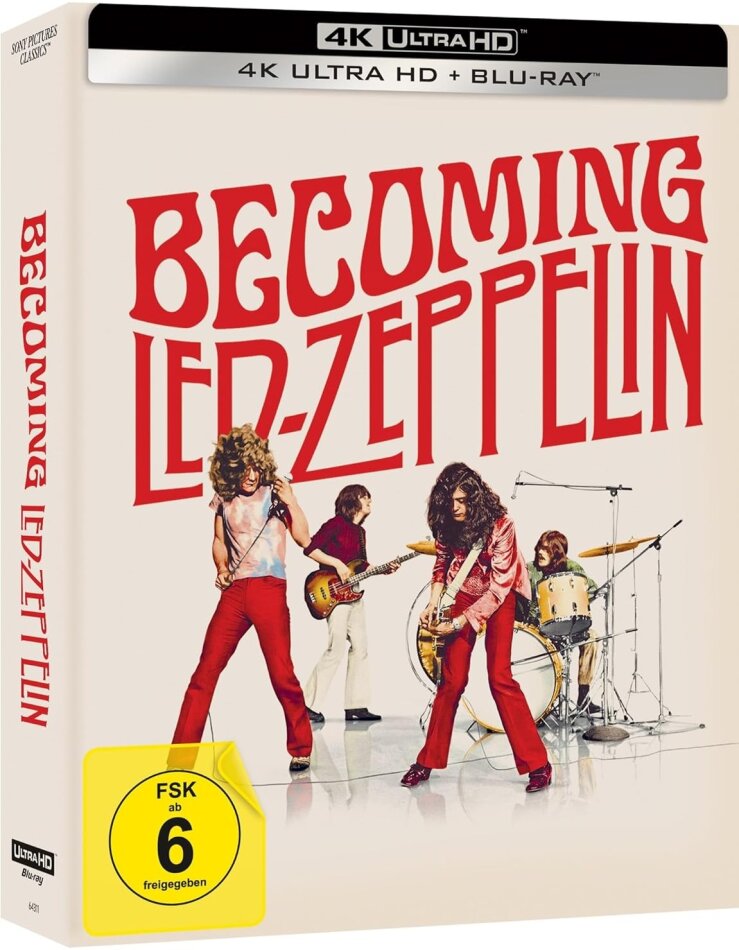 Becoming Led Zeppelin (2025) Limited Collector's Edition, 4K Ultra HD + Blu-ray