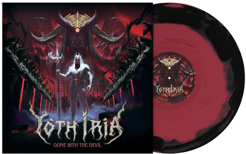 Yoth Iria - Gone with the Devil Oxblood Black Merged Vinyl, LP