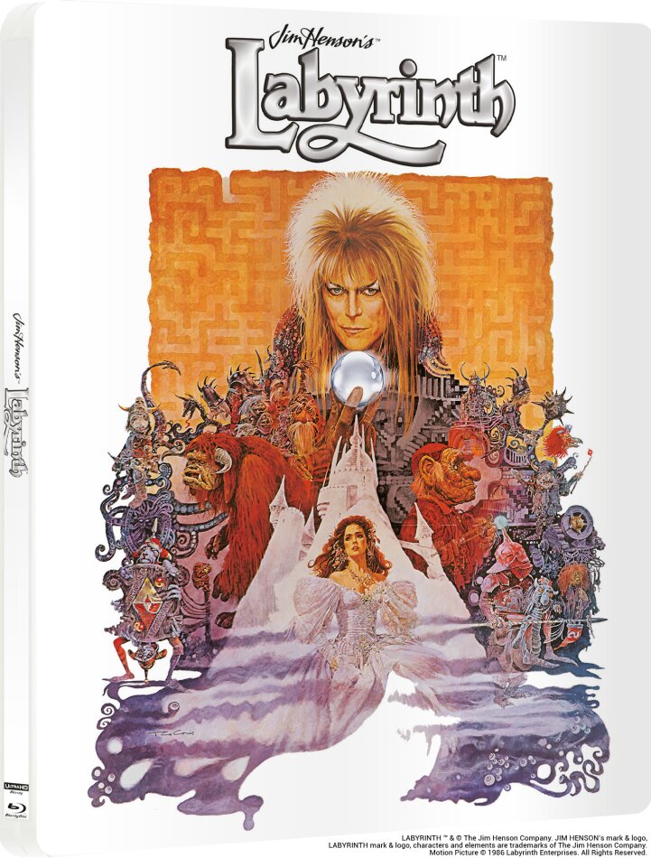 Labyrinthe (1986) Édition Limitée, Steelbook, 4K Ultra HD + Blu-ray