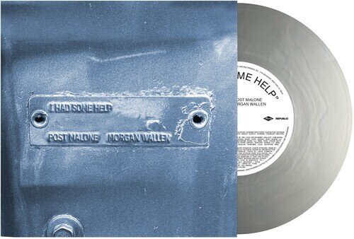 Post Malone - I Had Some Help Silver Marbled, 7" Single