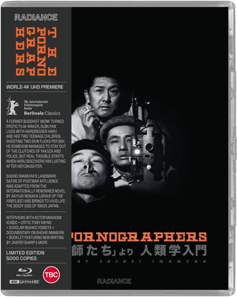 The Pornographers (1966) s/w, Limited Edition, Restaurierte Fassung, 4K Ultra HD + Blu-ray