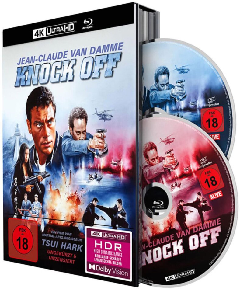 Knock off - Der entscheidende Schlag (1998) Limited Collector's Edition, Mediabook, 4K Ultra HD + Blu-ray