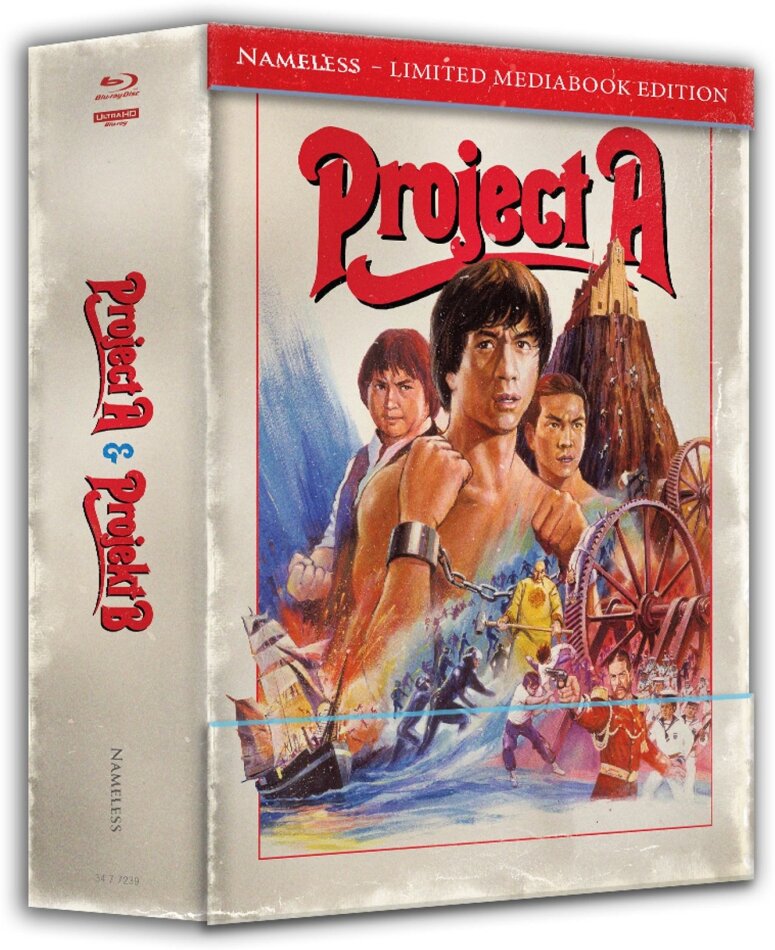 Project A & Projekt B Cover A, Limited Edition, Mediabook, 2 4K Ultra HDs + 2 Blu-rays