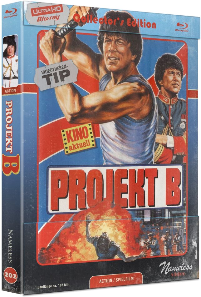 Projekt B (1987) Cover C, Limited Collector's Edition, Mediabook, 4K Ultra HD + Blu-ray