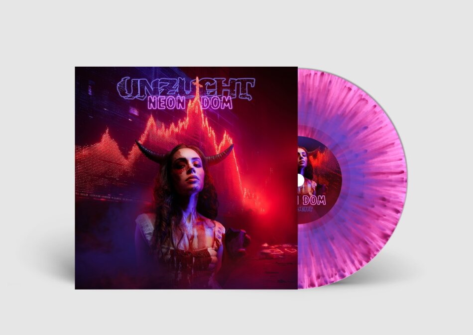 Unzucht - Neon Dom Édition Limitée, Transp. Pink/Purple Splatter Vinyl, LP