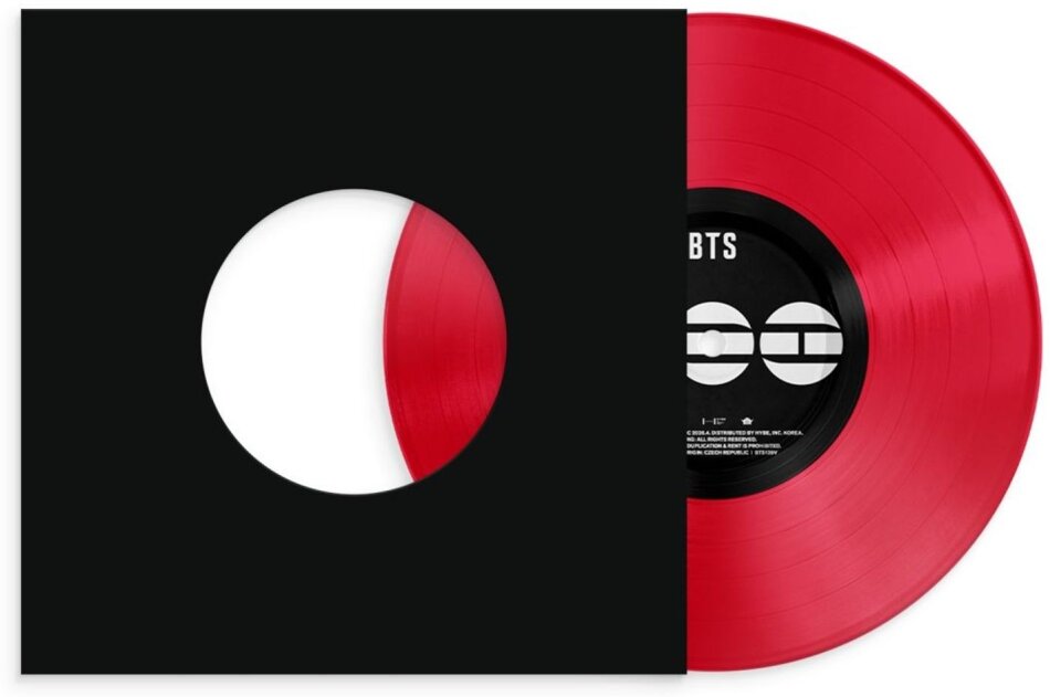 BTS (Bangtan Boys) (K-Pop) - Swim Red Vinyl, 7" Single
