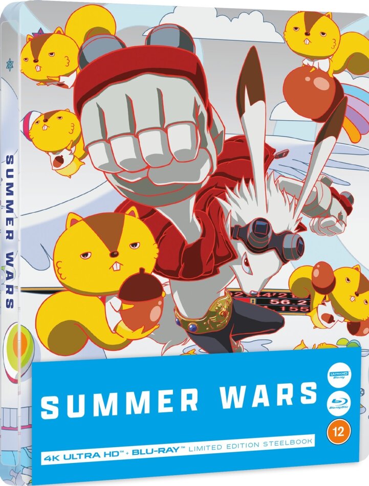 Summer Wars (2009) Limited Edition, Steelbook, 4K Ultra HD + Blu-ray