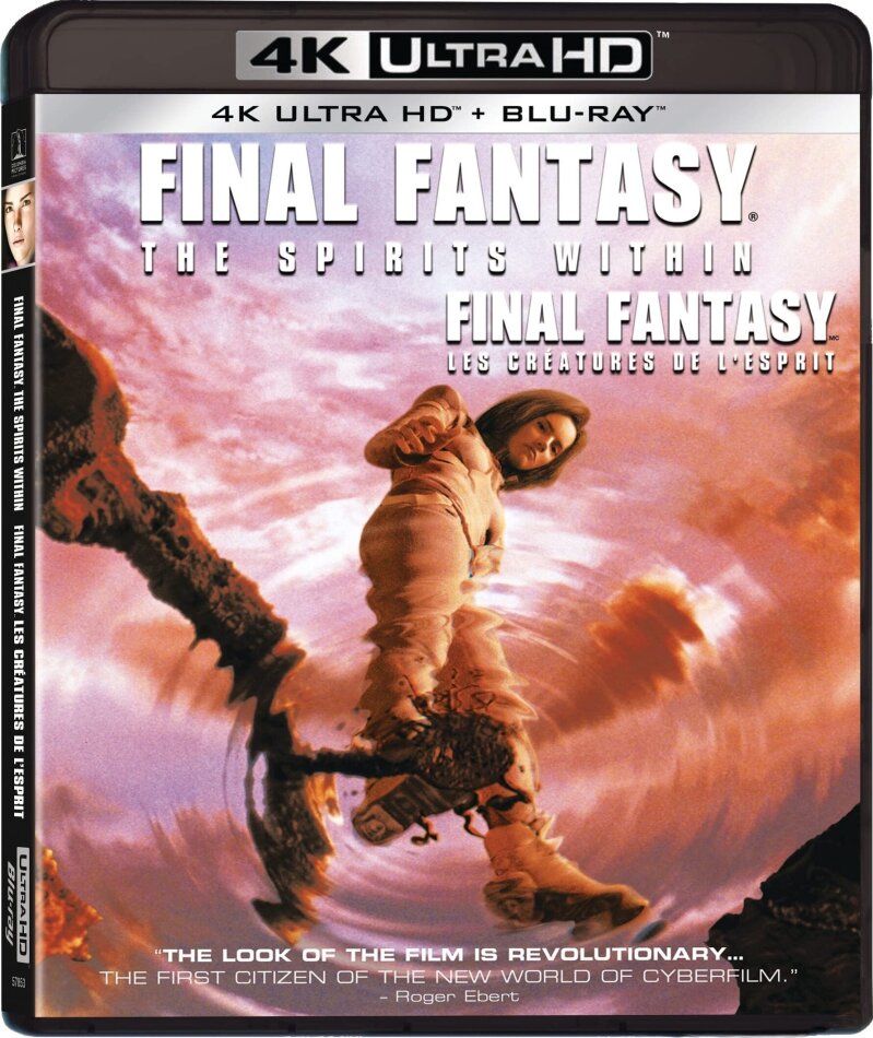 Final Fantasy - The Spirits Within (2001) Canadian Release, 4K Ultra HD + Blu-ray