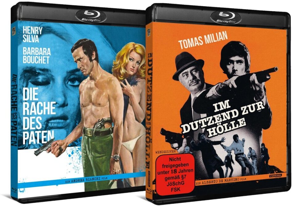 Die Rache des Paten / Im Dutzend zur Hölle Polizieschi Bundle, Edizione Limitata, 2 Blu-ray