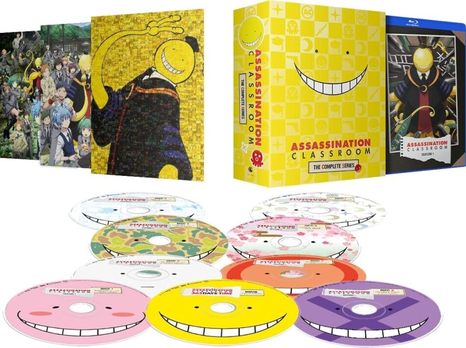 Assassination Classroom - The Complete Series Edizione Limitata, 9 Blu-ray