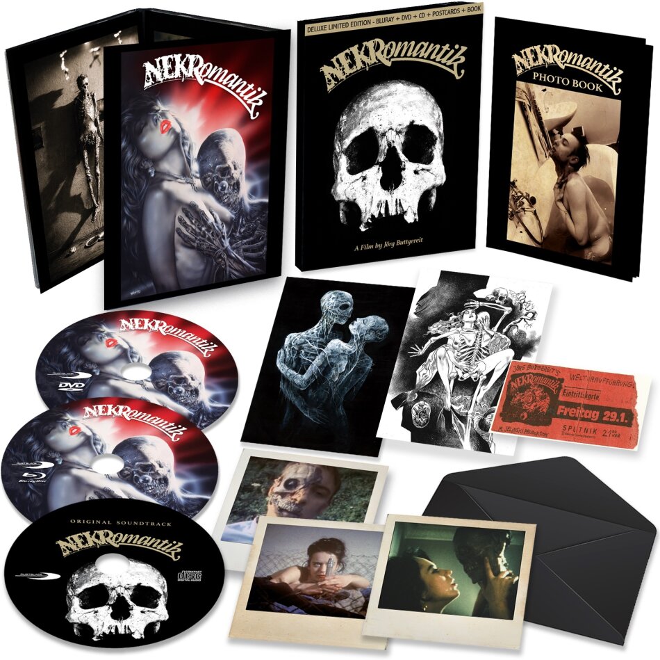Nekromantik (1987) Limited Deluxe Edition, Blu-ray + DVD + CD + Buch