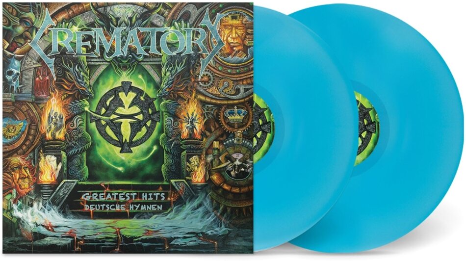 Crematory - Greatest Hits (Deutsche Hymnen) Turquoise Vinyl, 2 LPs