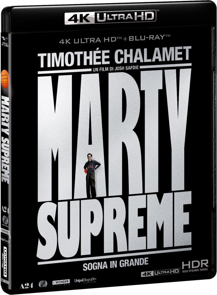 Marty Supreme (2025) 4K Ultra HD + Blu-ray