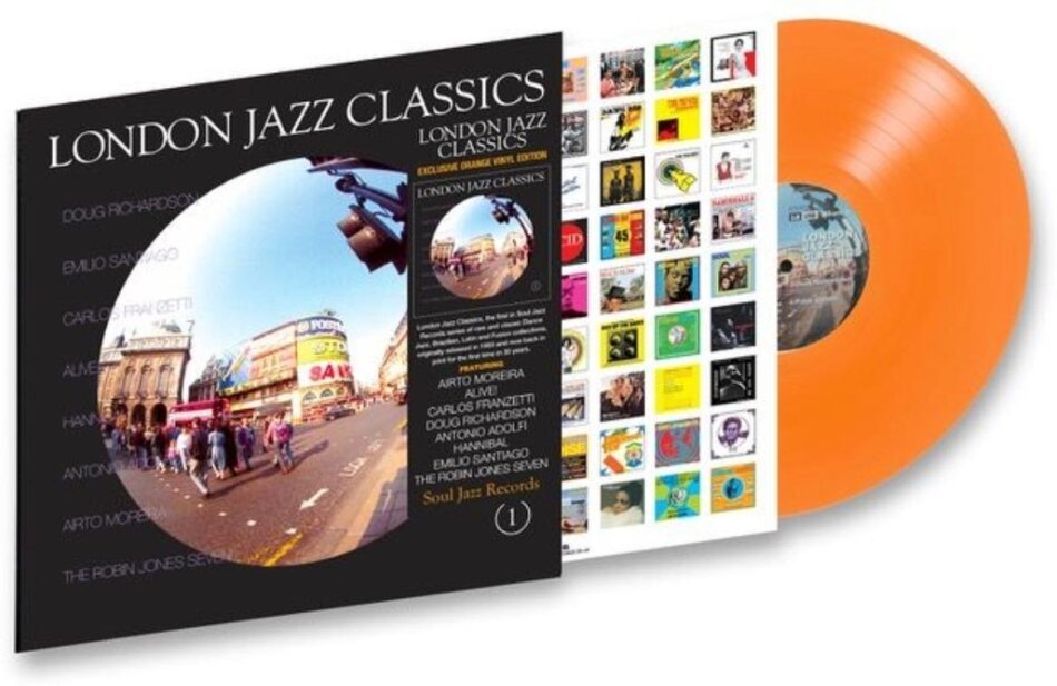 London Jazz Classics Soul Jazz Records, Orange Vinyl, LP