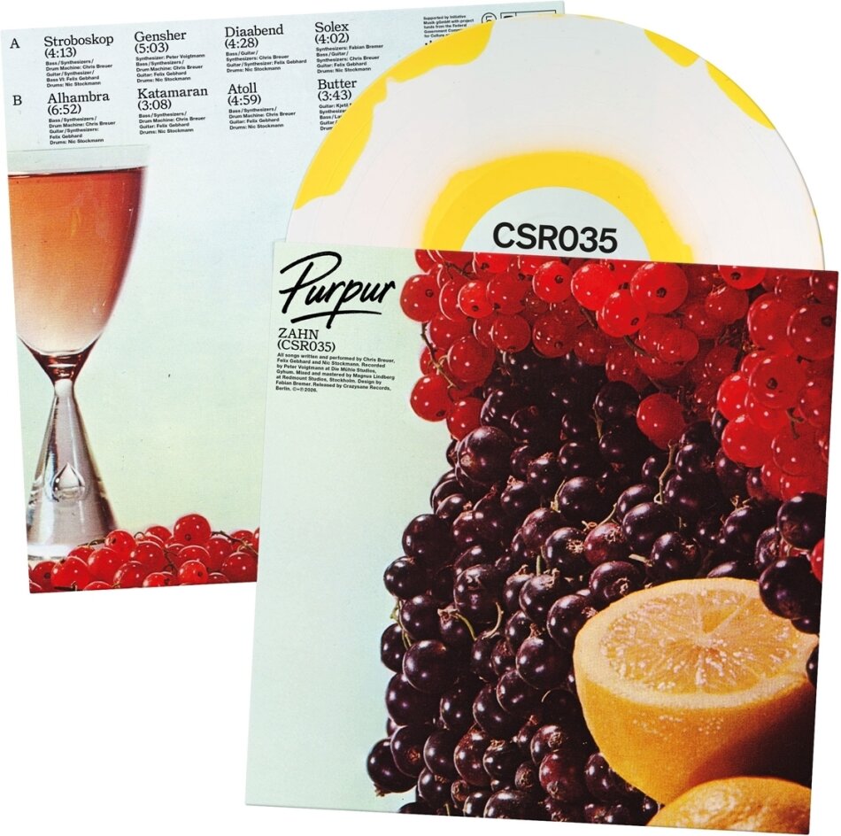ZAHN - Purpur Indies Only, Mango Glow Vinyl, LP