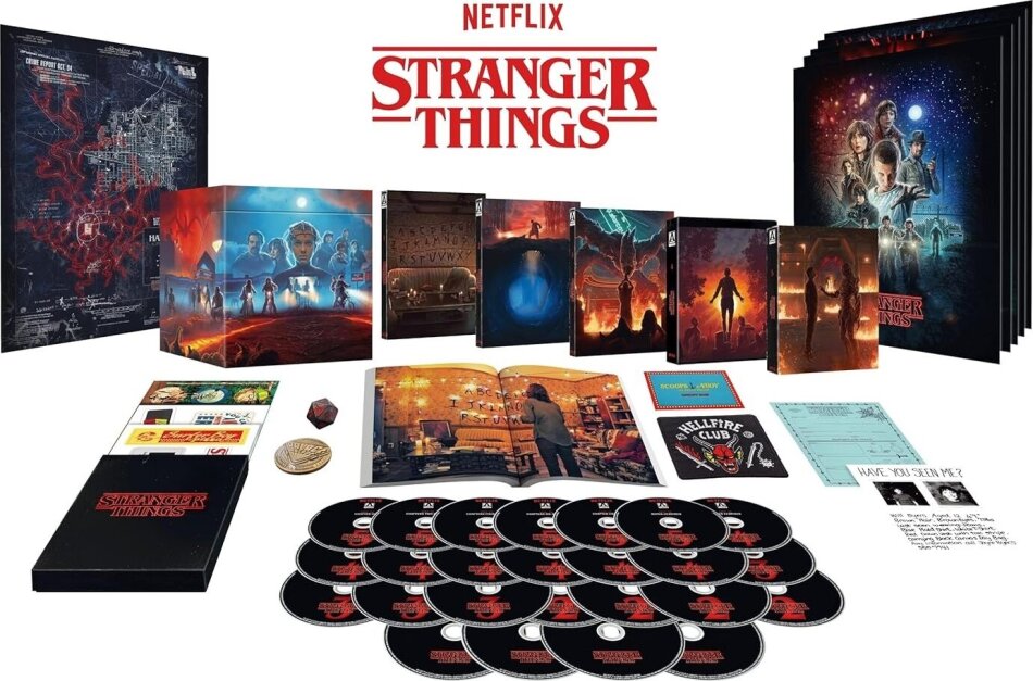 Stranger Things - The Complete Series Limited Deluxe Edition, 25 Blu-rays