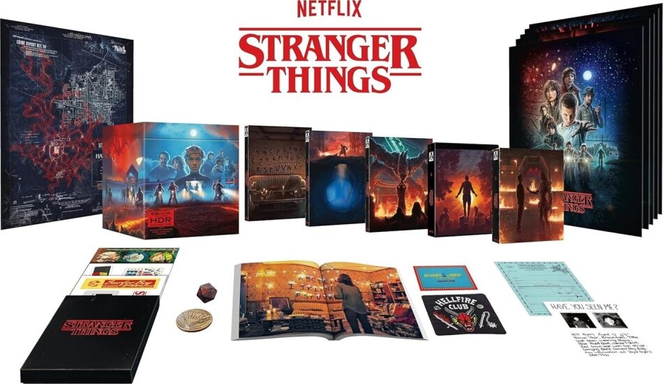 Stranger Things - The Complete Series Édition Deluxe Limitée, 25 4K Ultra HDs