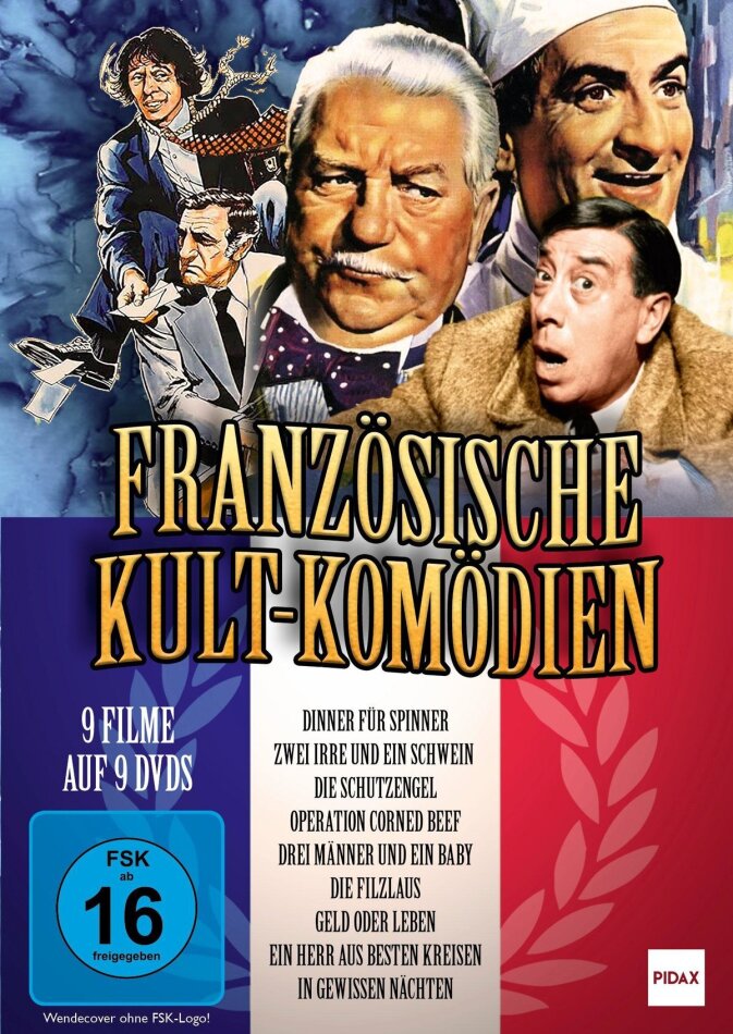 Französische Kult-Komödien - 9 Filme 9 DVDs