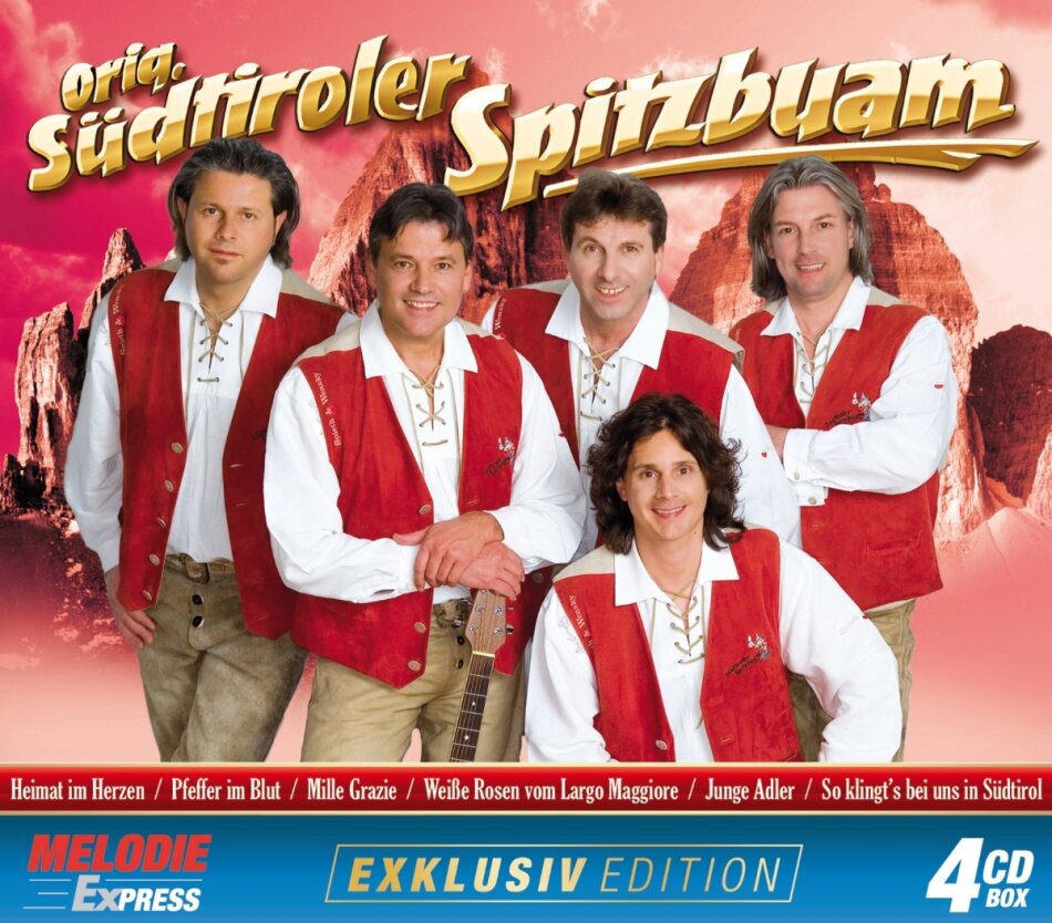 Original Südtiroler Spitzbuam - Exklusiv Edition 4 CDs