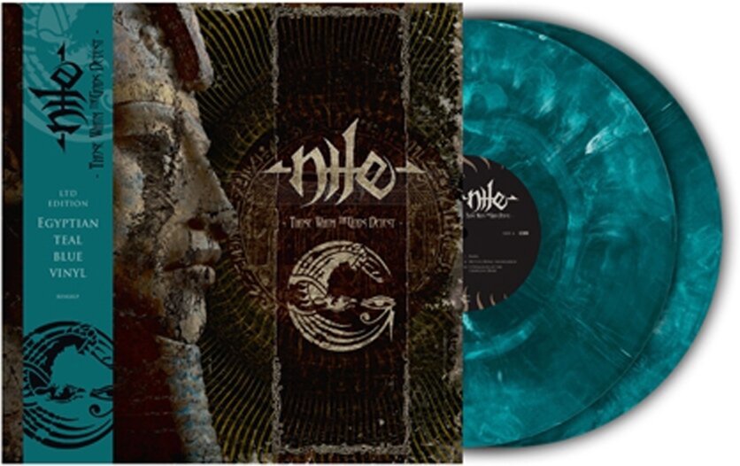 Nile - Those Whom The Gods Detest 2026 Reissue, Resonance Records, Teal Blue Egyptian Marble Vinyl, 2 LP