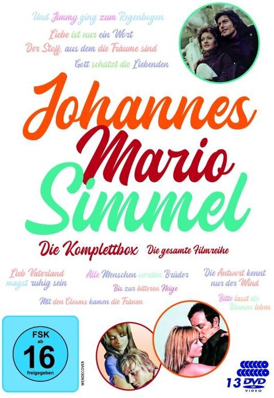 Johannes Mario Simmel Komplettbox - Alle verfügbaren Verfilmungen 13 DVDs