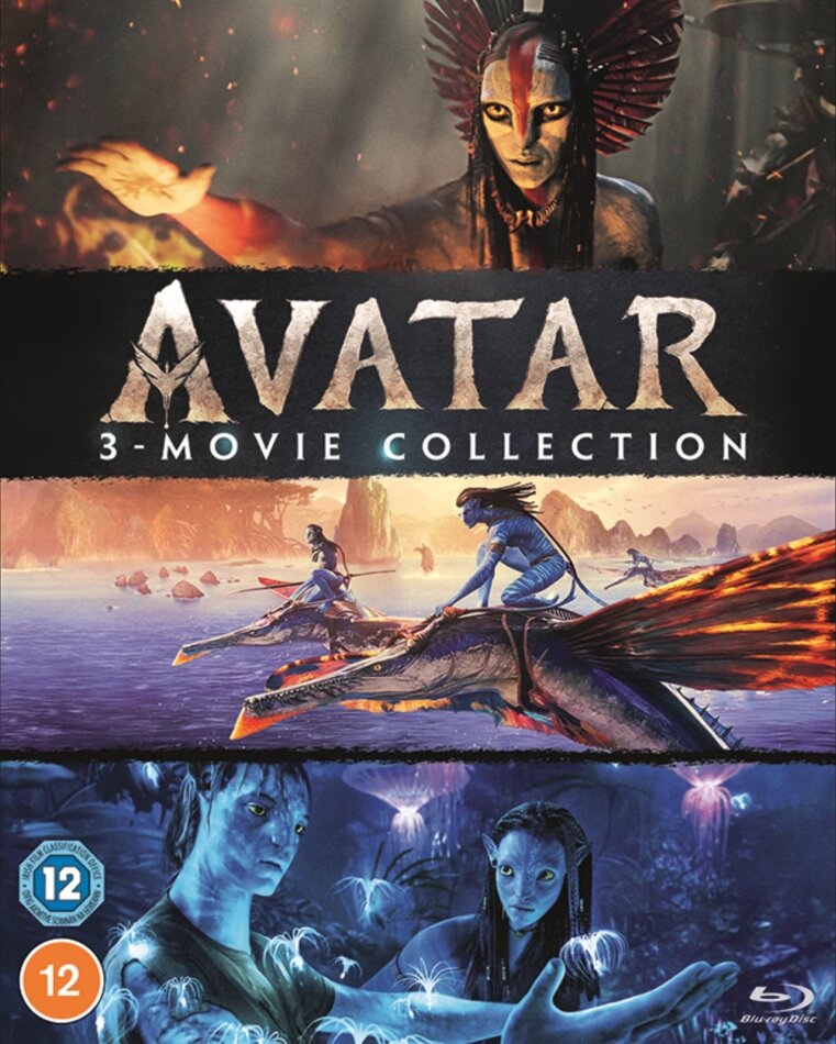 Avatar 1-3 - 3-Movie Collection 3 Blu-rays