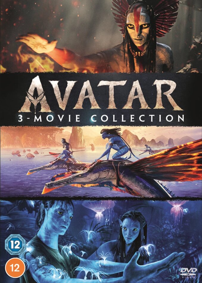 Avatar 1-3 - 3-Movie Collection 3 DVDs