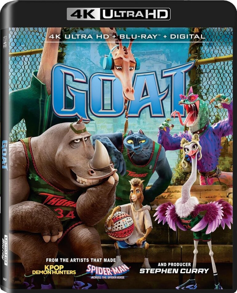 GOAT (2026) 4K Ultra HD + Blu-ray
